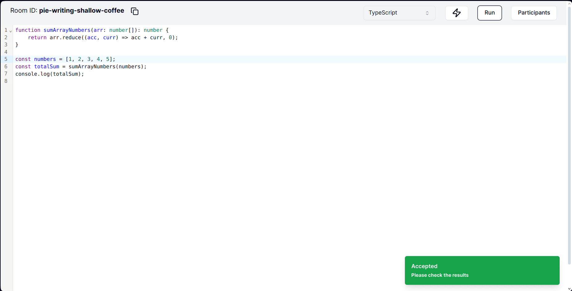 Image of application